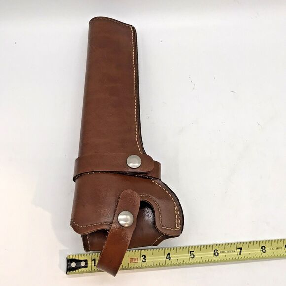 Smith & Wesson 19-38 Brown Leather Holster (See Photos) RHD Revolver Carry Case - Picture 11 of 16